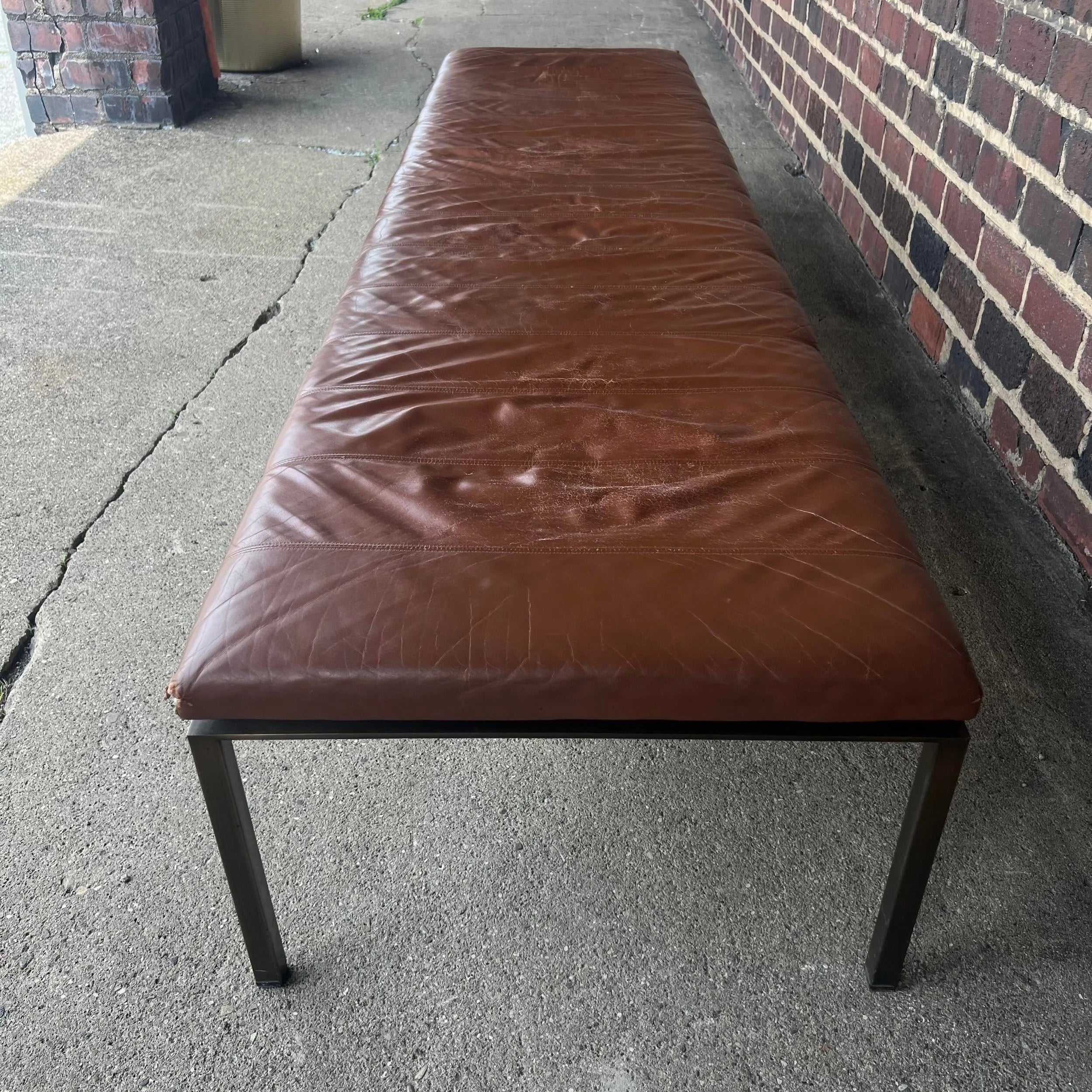 Helikon Leather Brass Long Bench