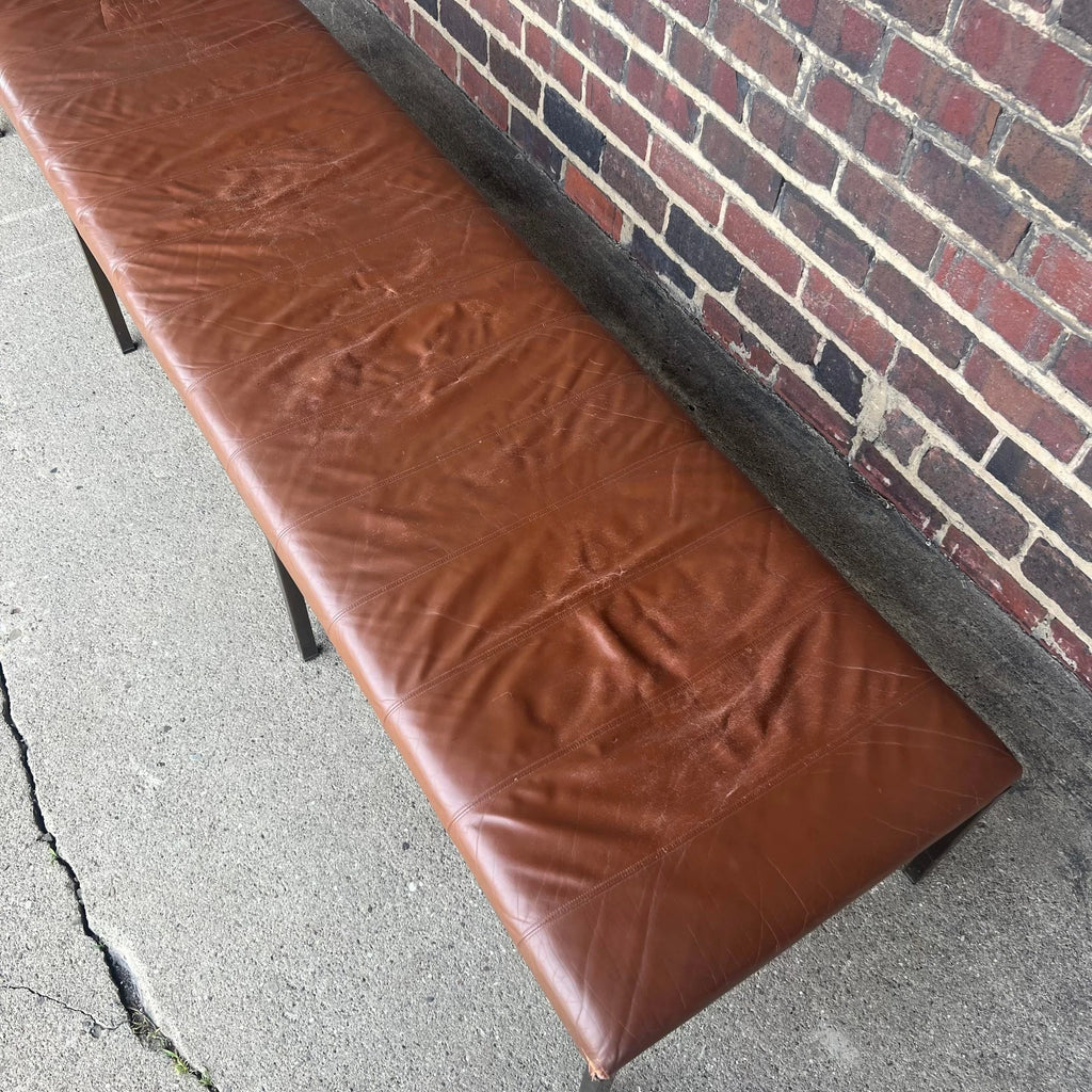 Helikon Leather Brass Long Bench