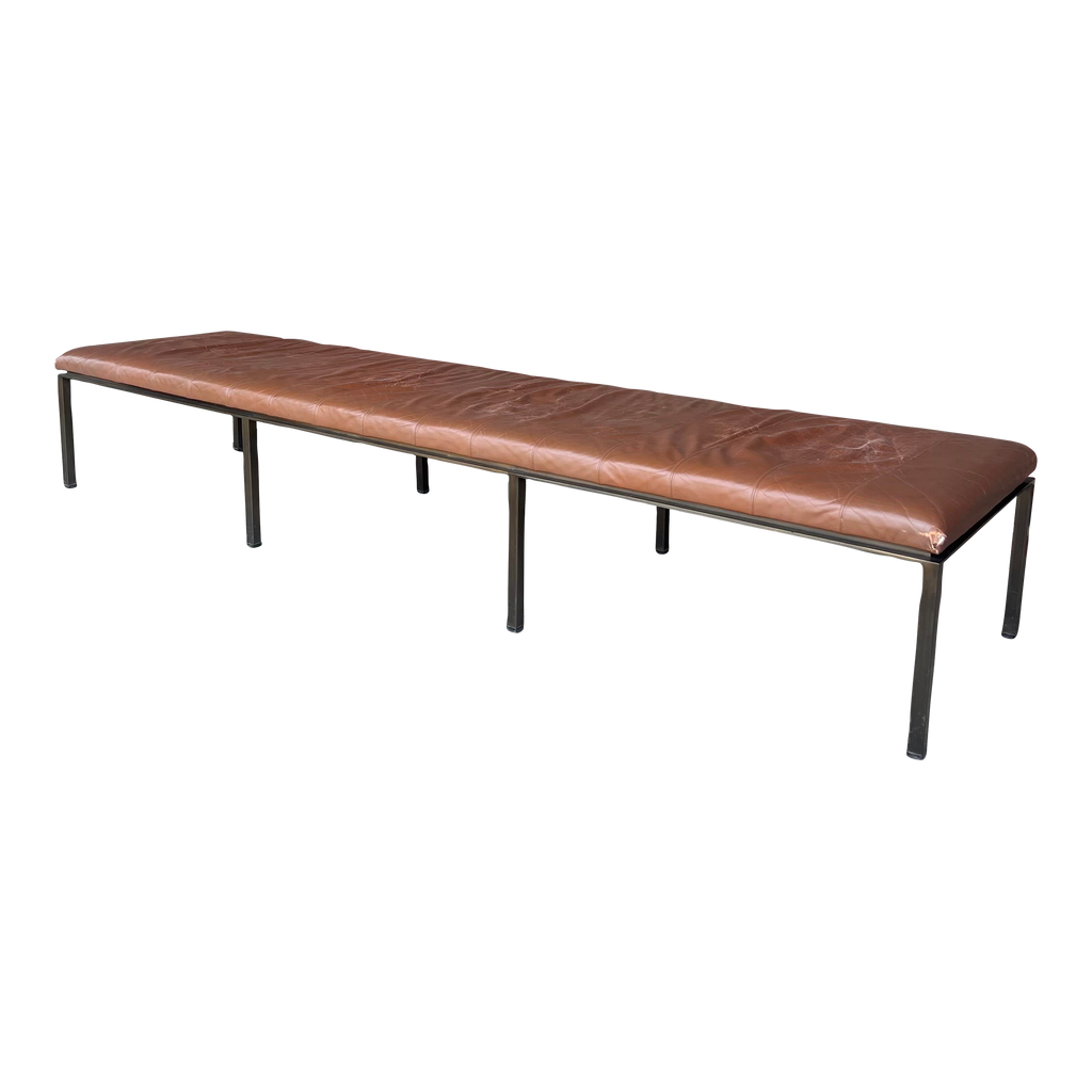 Helikon Leather Brass Long Bench