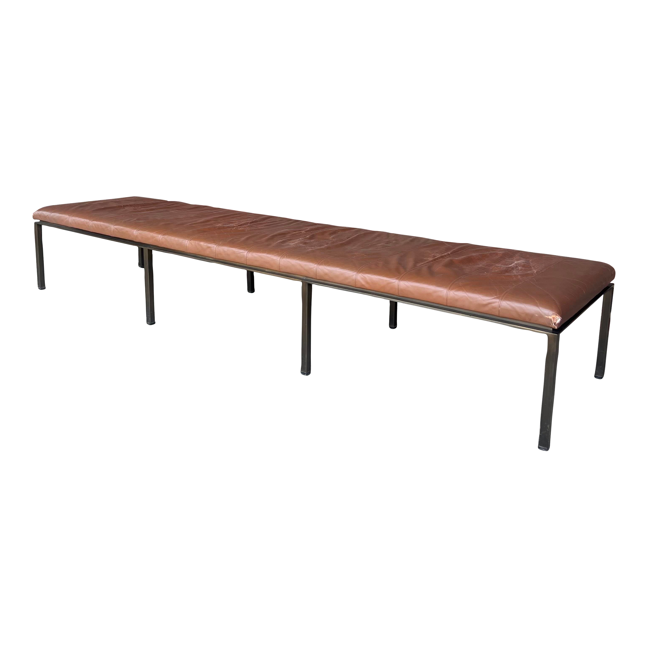 Helikon Leather Brass Long Bench