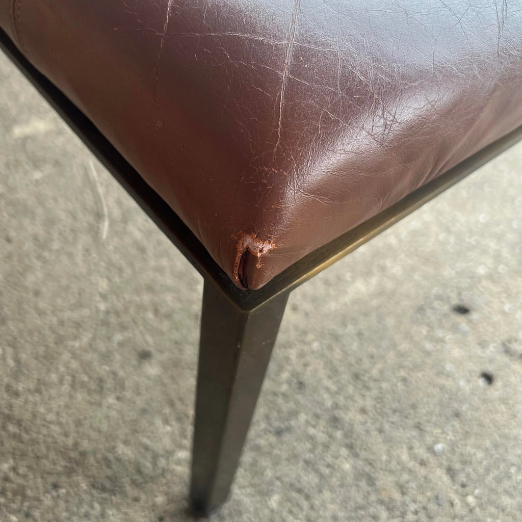 Helikon Leather Brass Long Bench