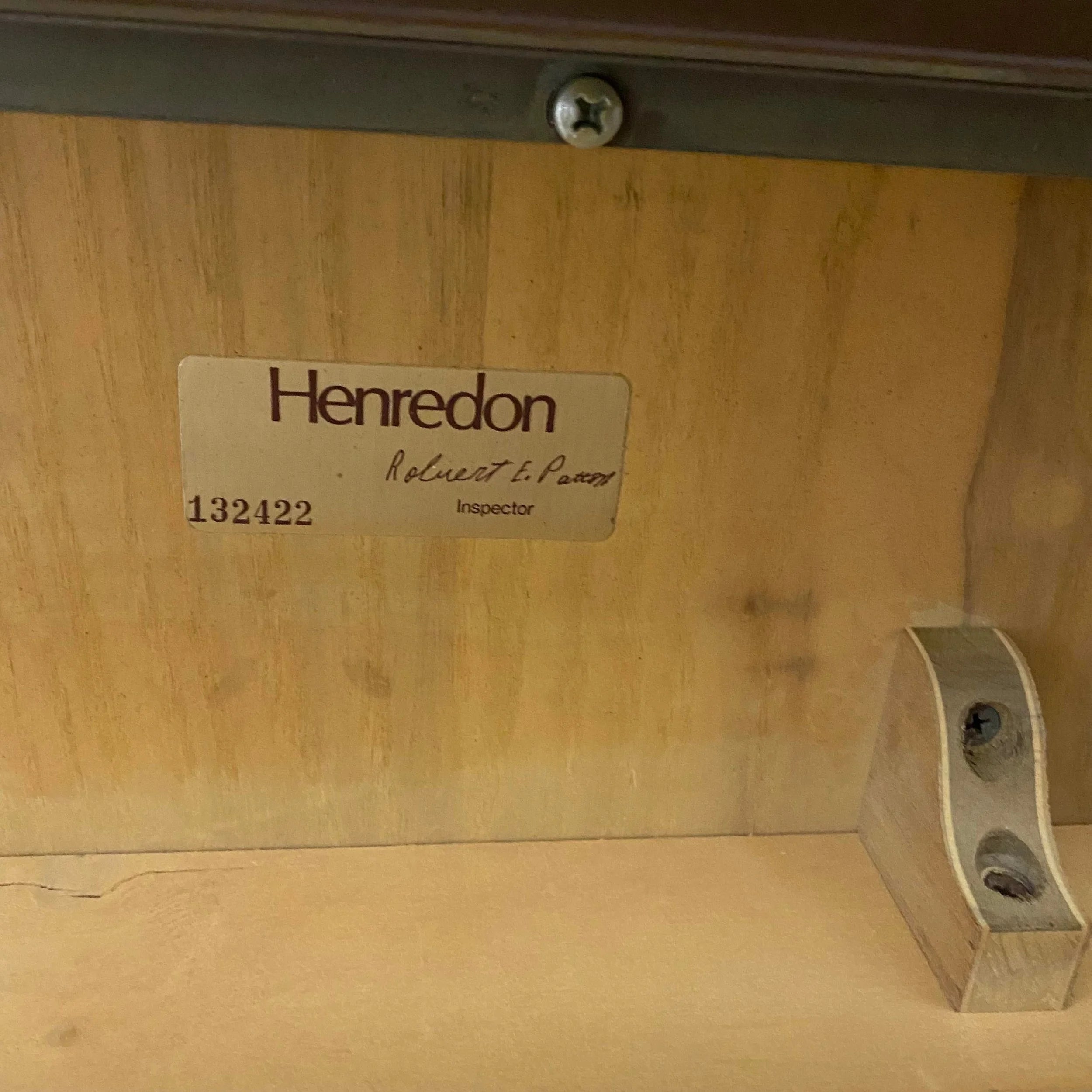 Henredon Burlwood Dining Table Scene Two 2 Leaves Midcentury