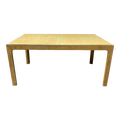 Henredon Burlwood Dining Table Scene Two 2 Leaves Midcentury
