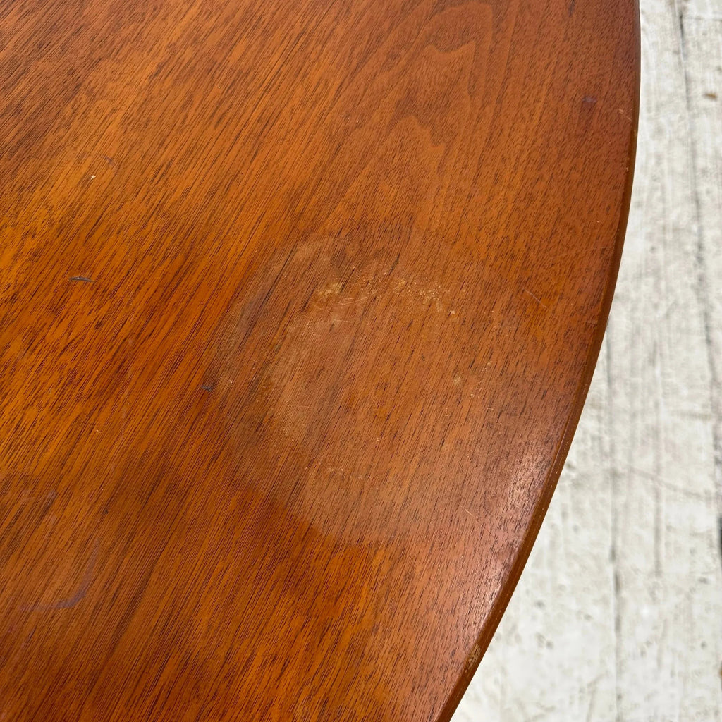 Henredon Game Table With Spider Web Grain Pattern on Top