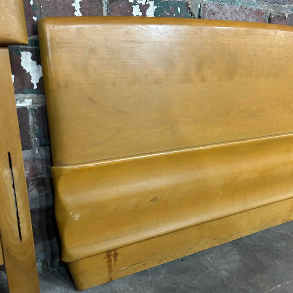 Heywood Wakefield Twin Size Head Board and Footboard