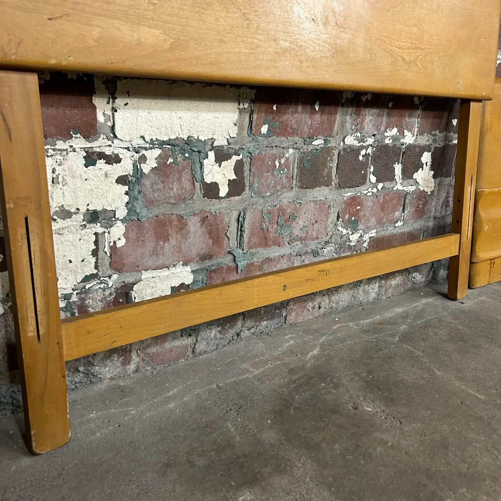Heywood Wakefield Twin Size Head Board and Footboard