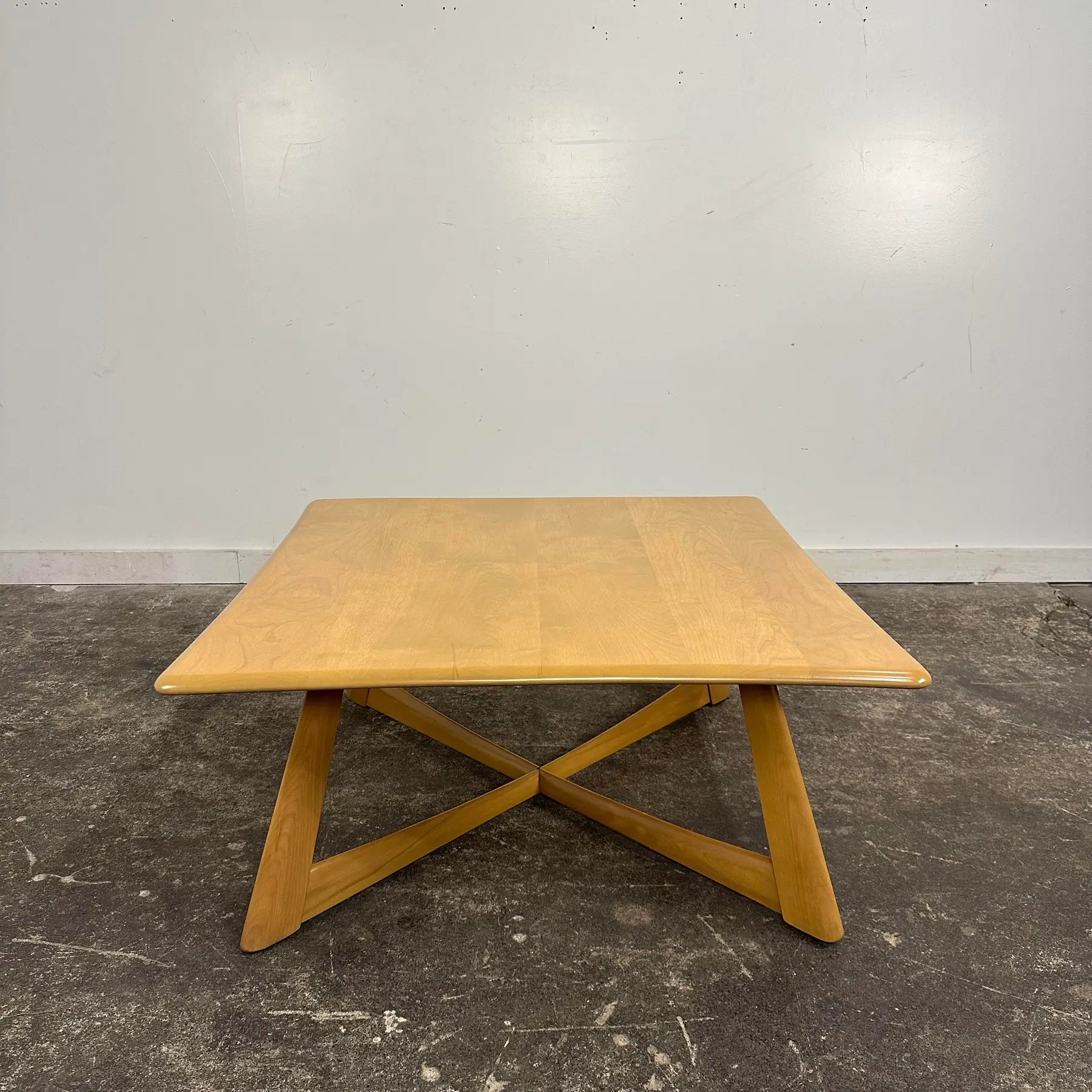 Heywood Wakefield X-Base Coffee Table Profesionally Refinished