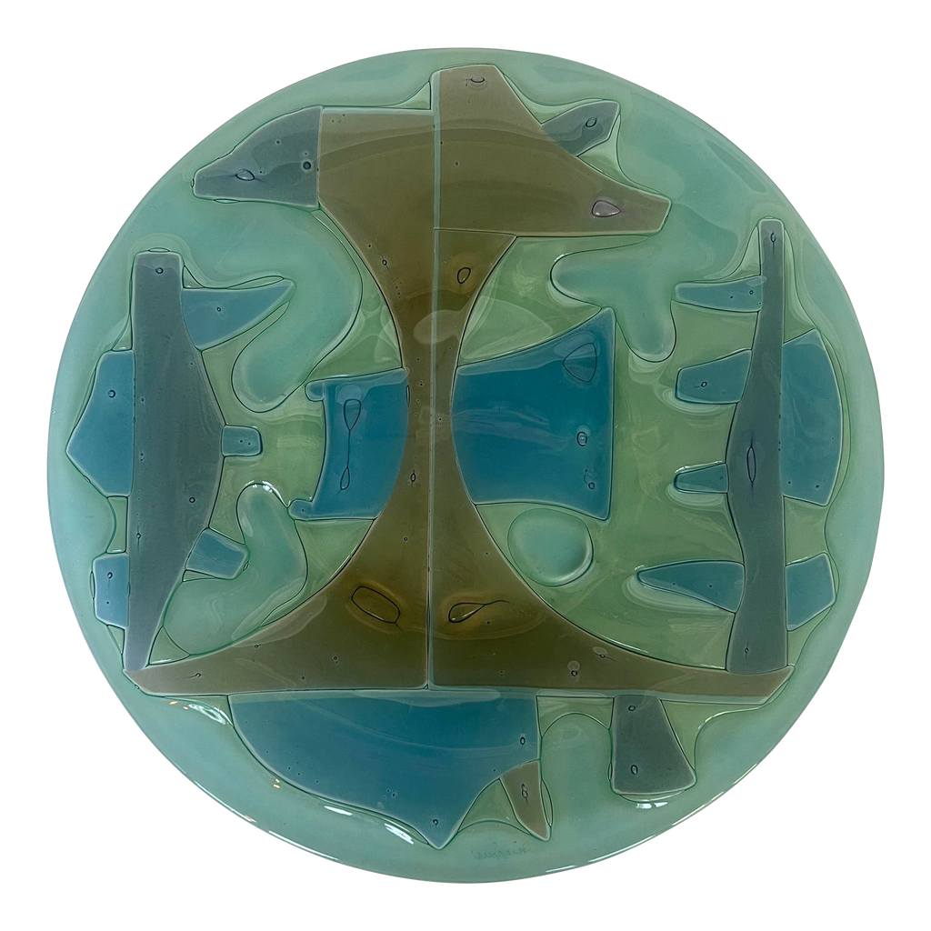 Higgins Glass Circular Charger Plate