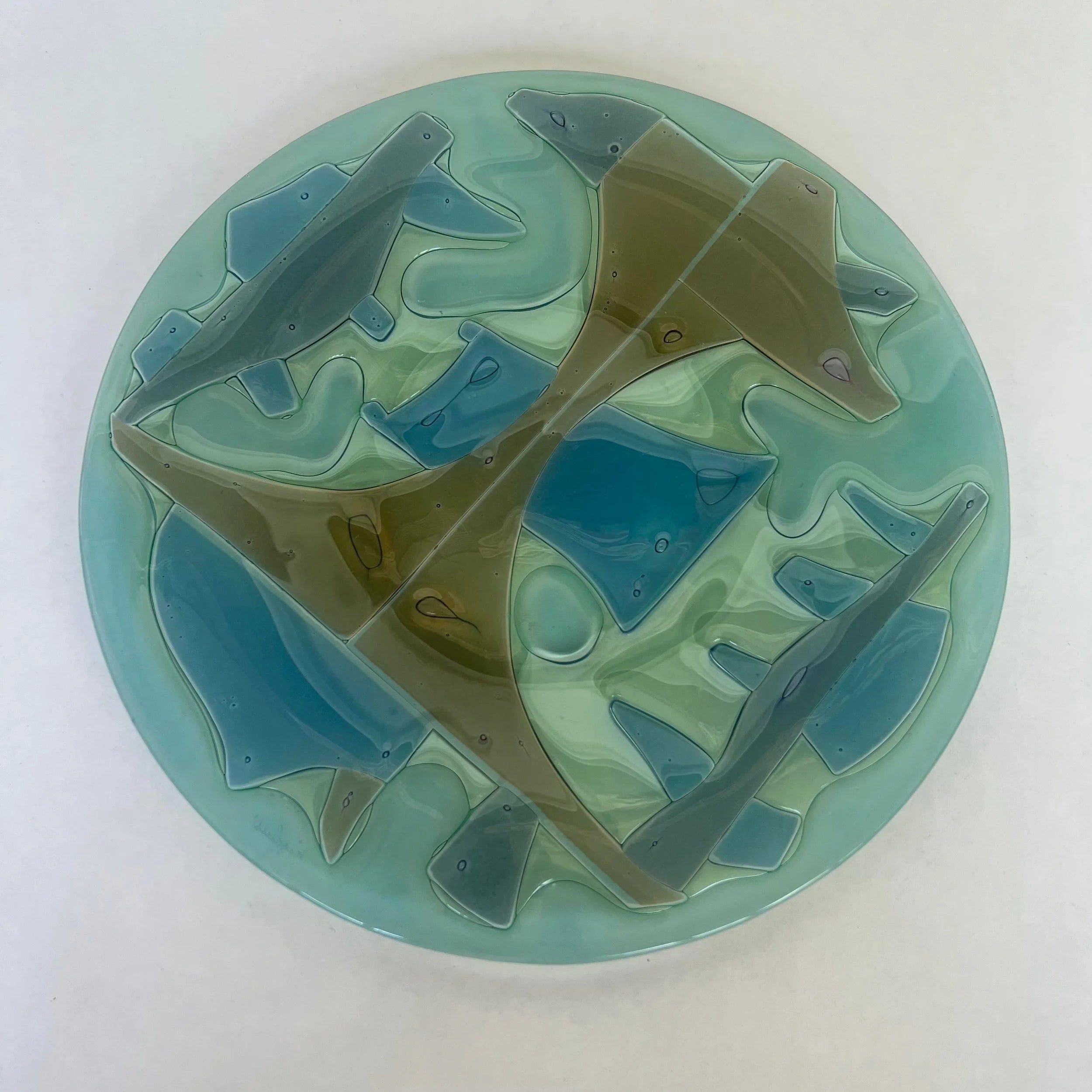 Higgins Glass Circular Charger Plate