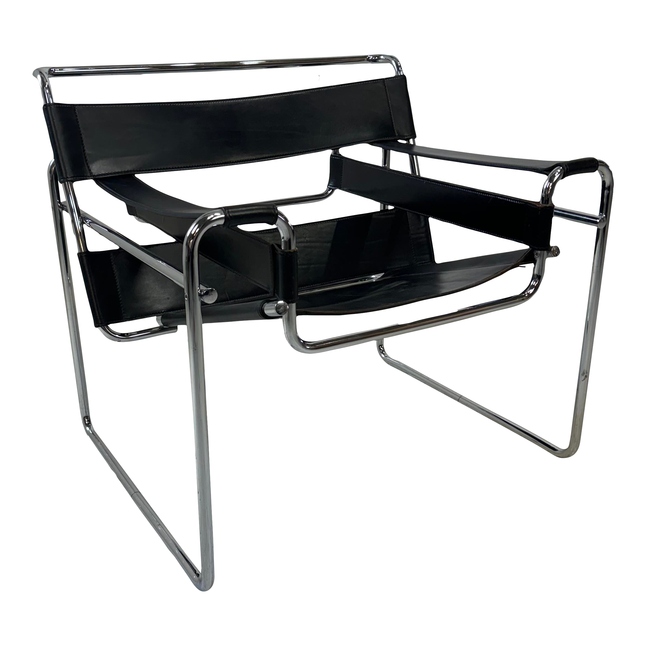 High Quality Real Leather Wassily Chair Not Marked