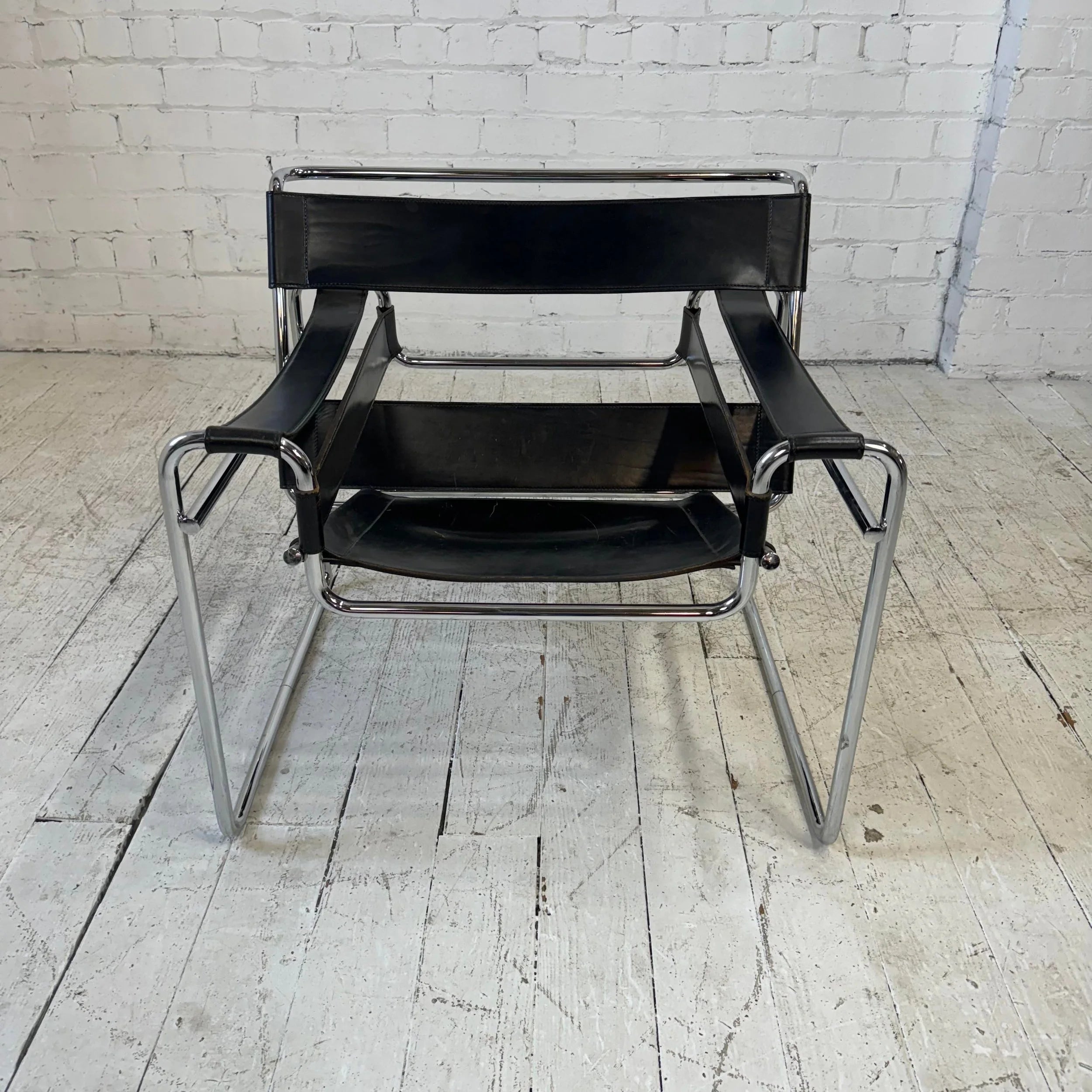 High Quality Real Leather Wassily Chair Not Marked