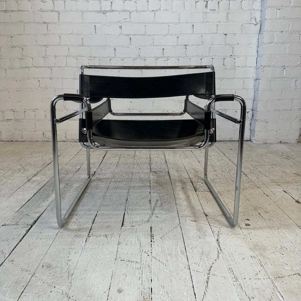 High Quality Real Leather Wassily Chair Not Marked