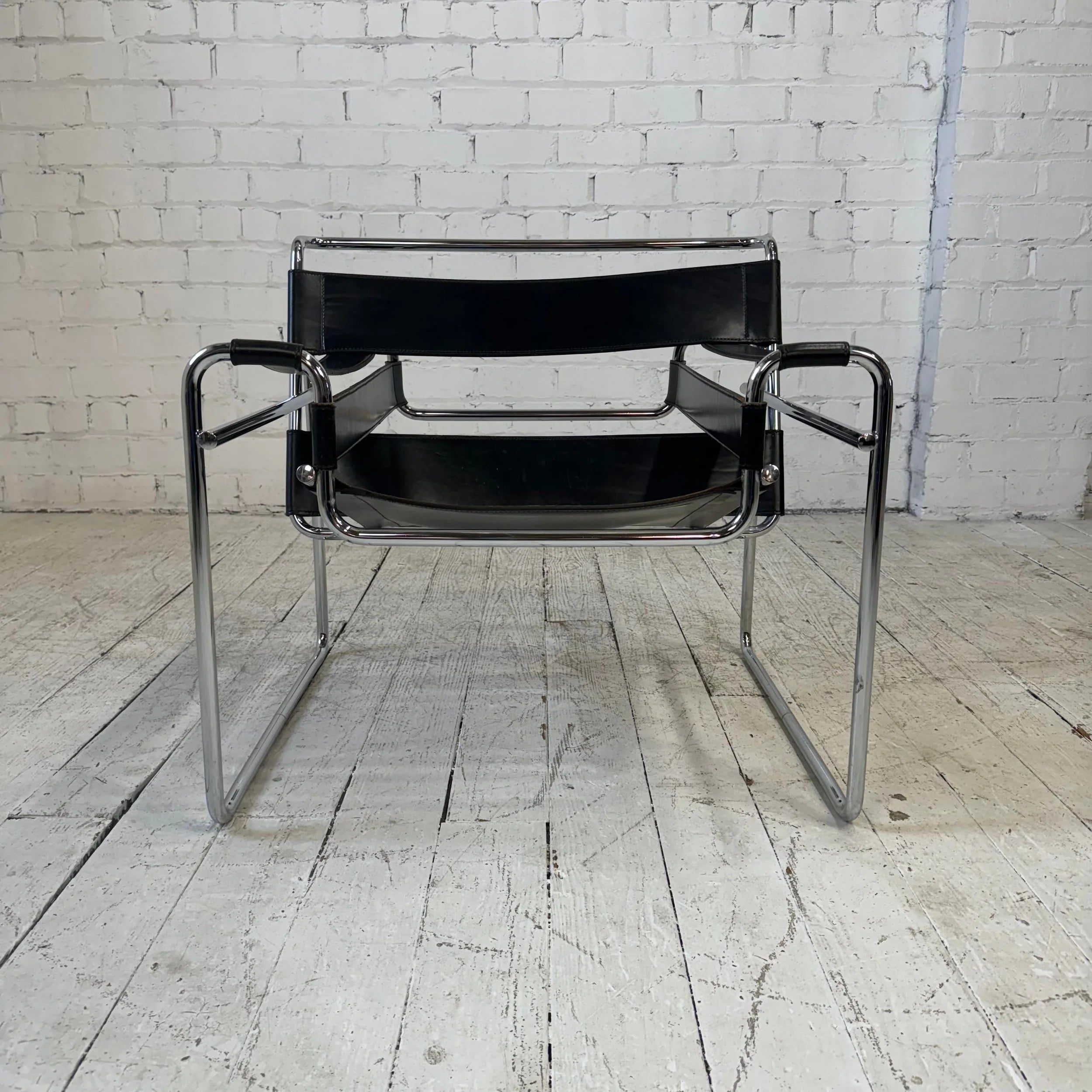 High Quality Real Leather Wassily Chair Not Marked