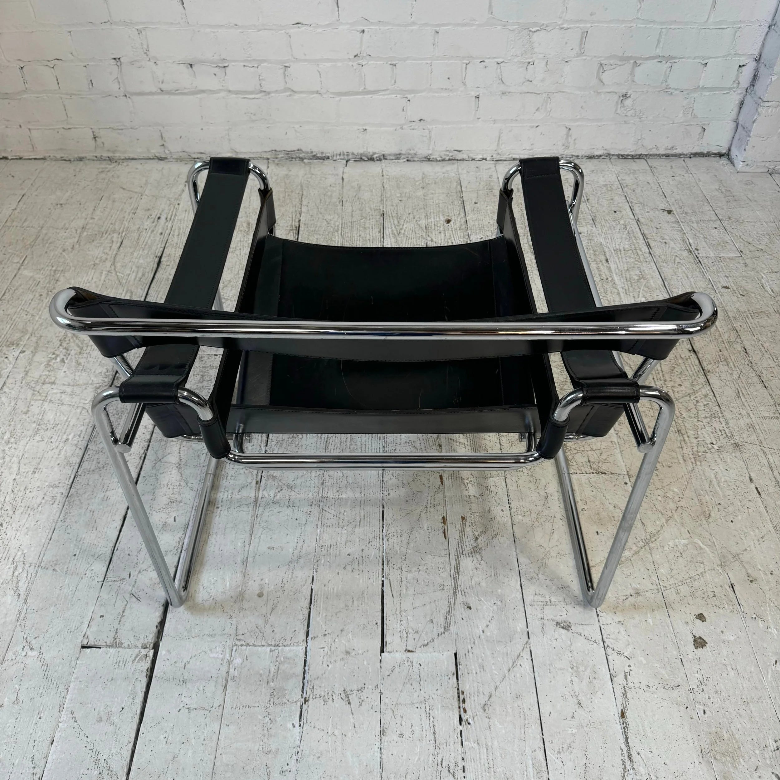 High Quality Real Leather Wassily Chair Not Marked