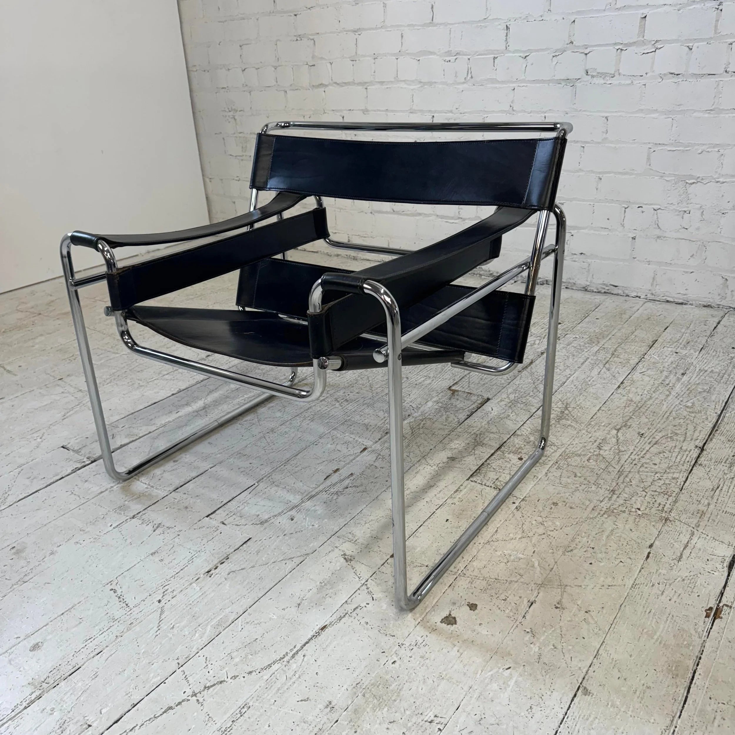 High Quality Real Leather Wassily Chair Not Marked