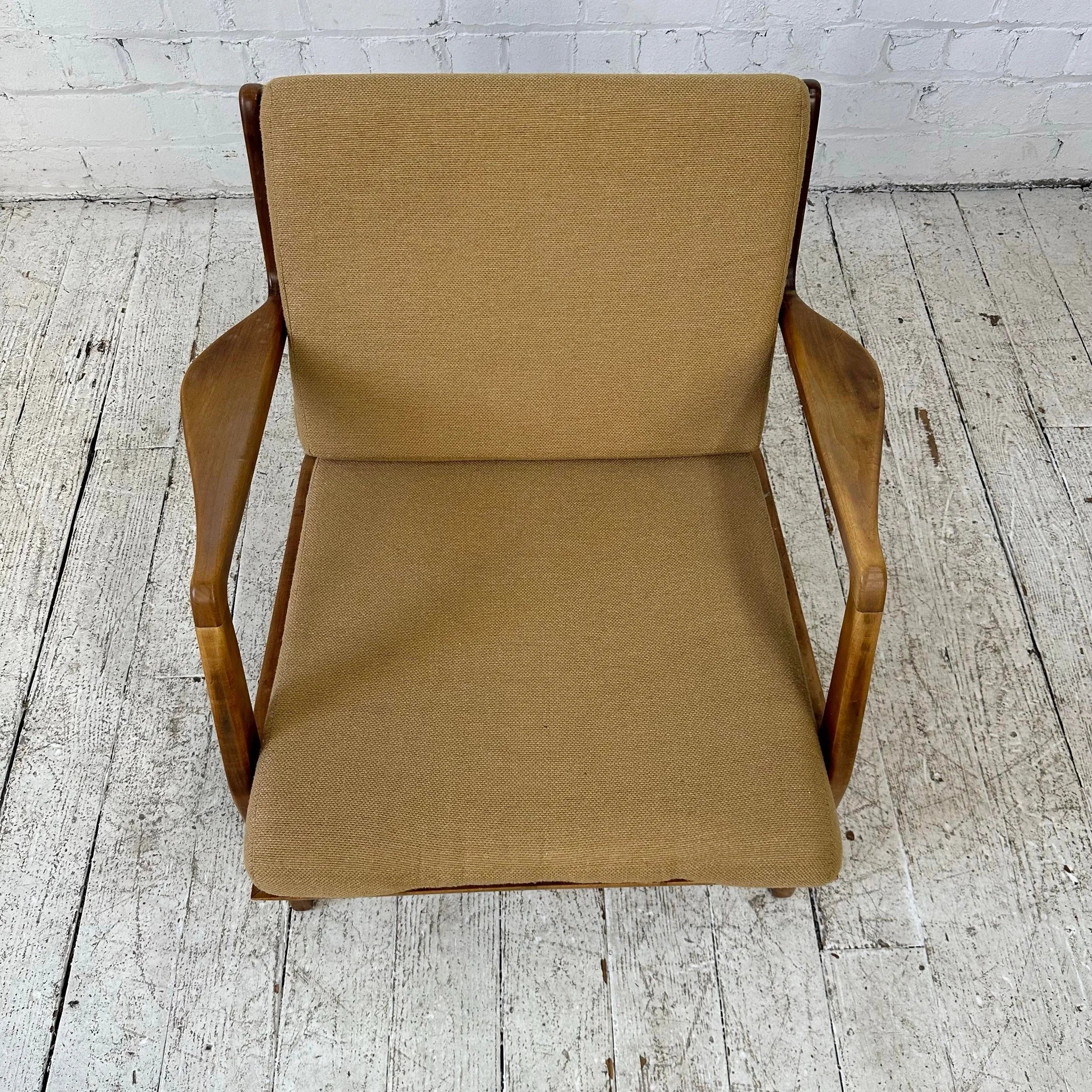 Ib Kofod Larsen Danish Modern Lounge Chair