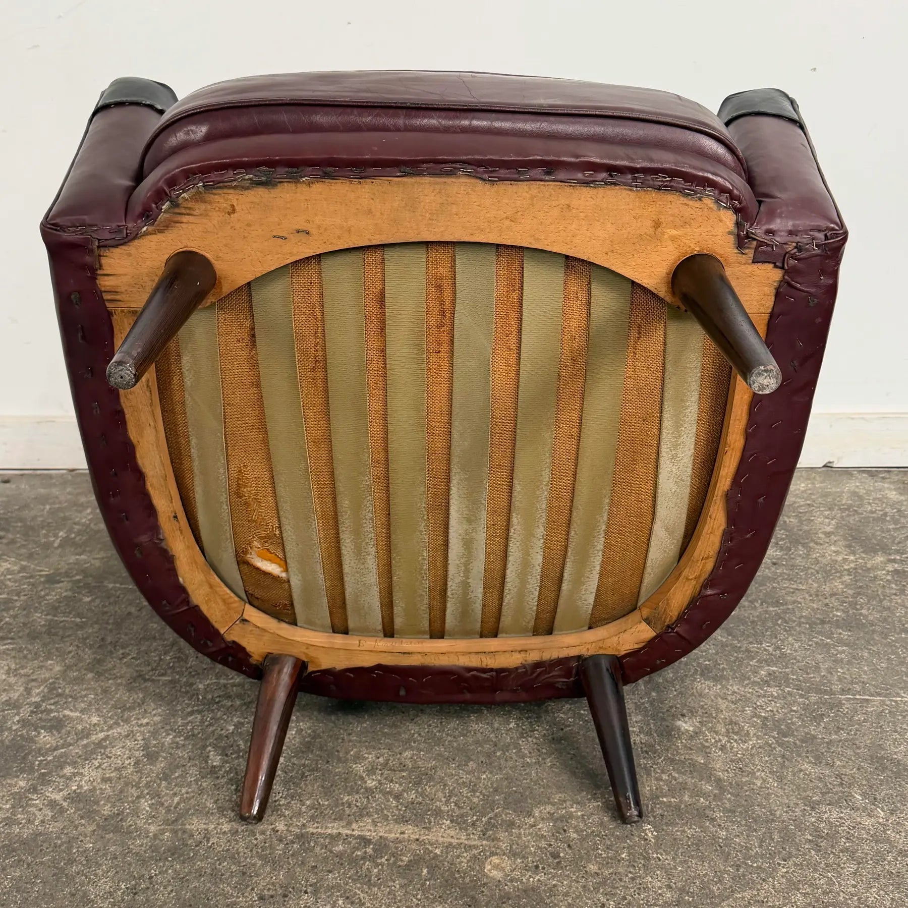Ib Kofod-Larsen Lounge Chair With Rosewood Legs