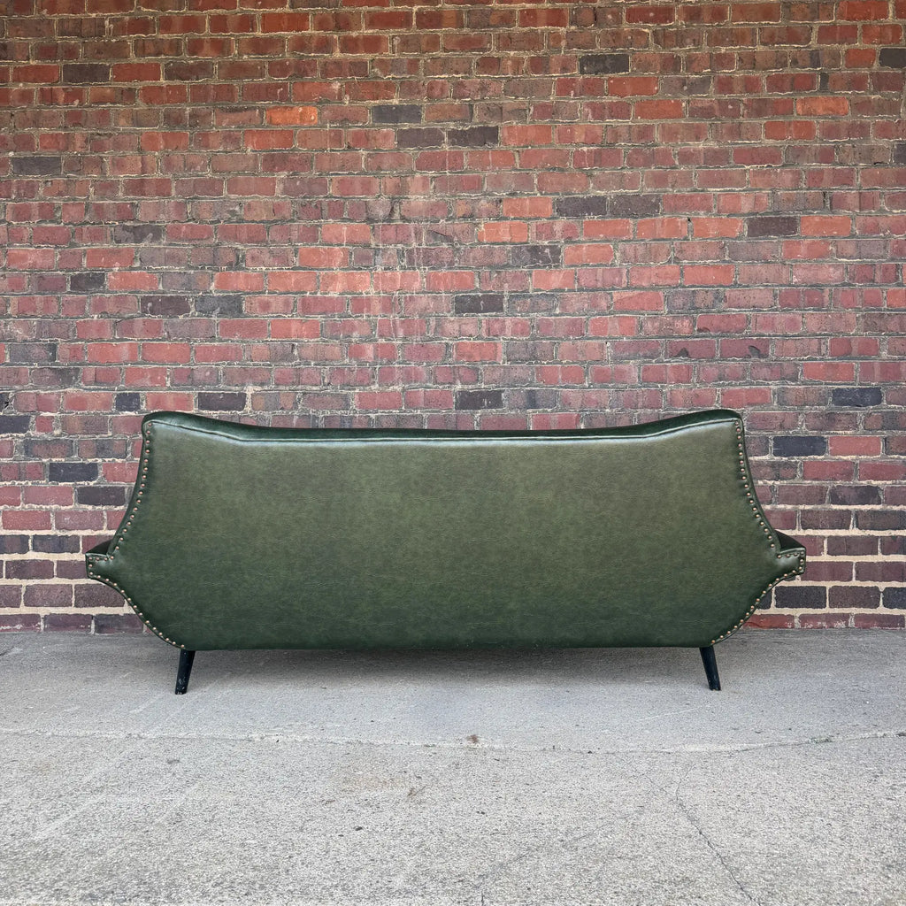 Italian Style Mid-Century Naugahyde Sofa