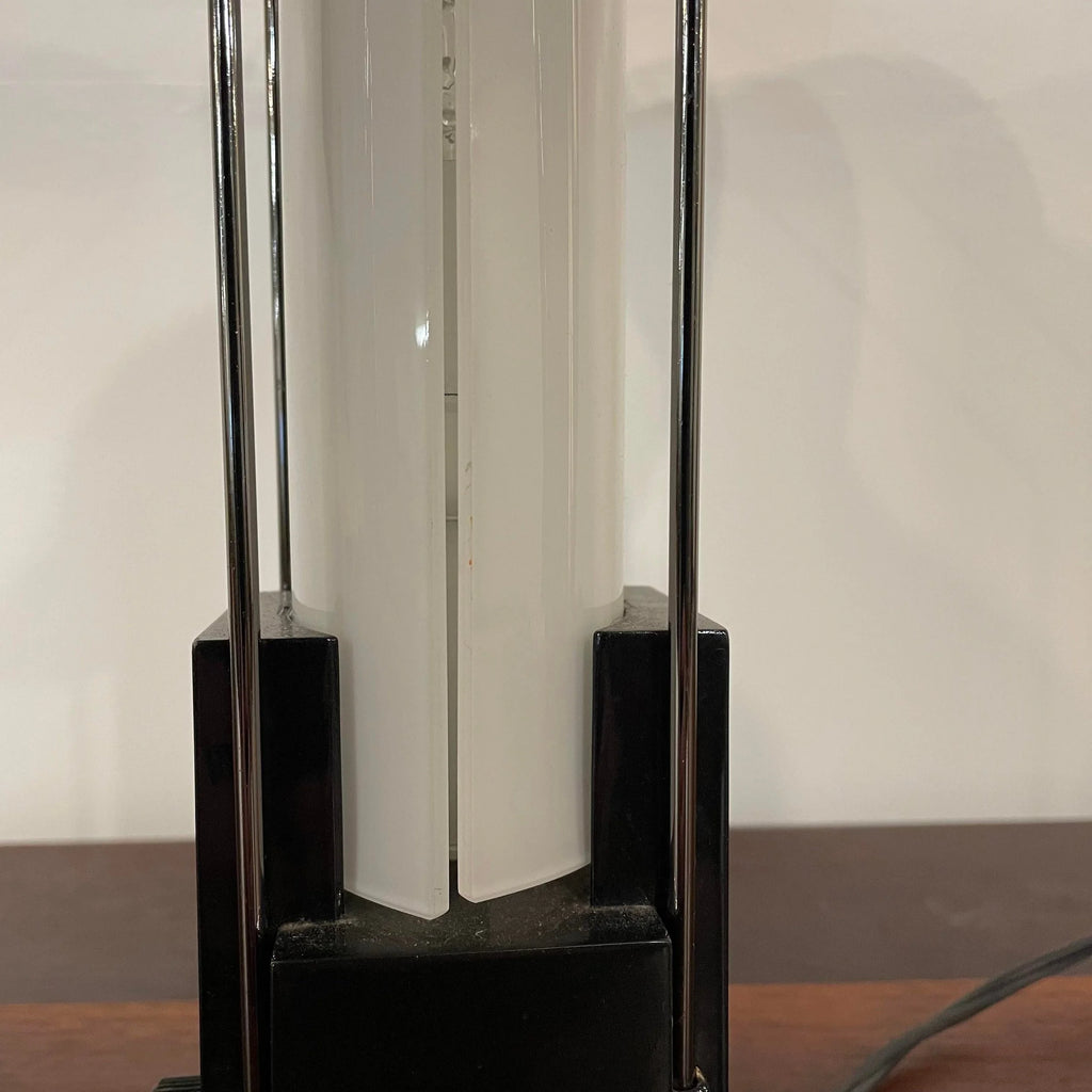 Italian Copper and Glass Table Lamp by Arteluce Palio