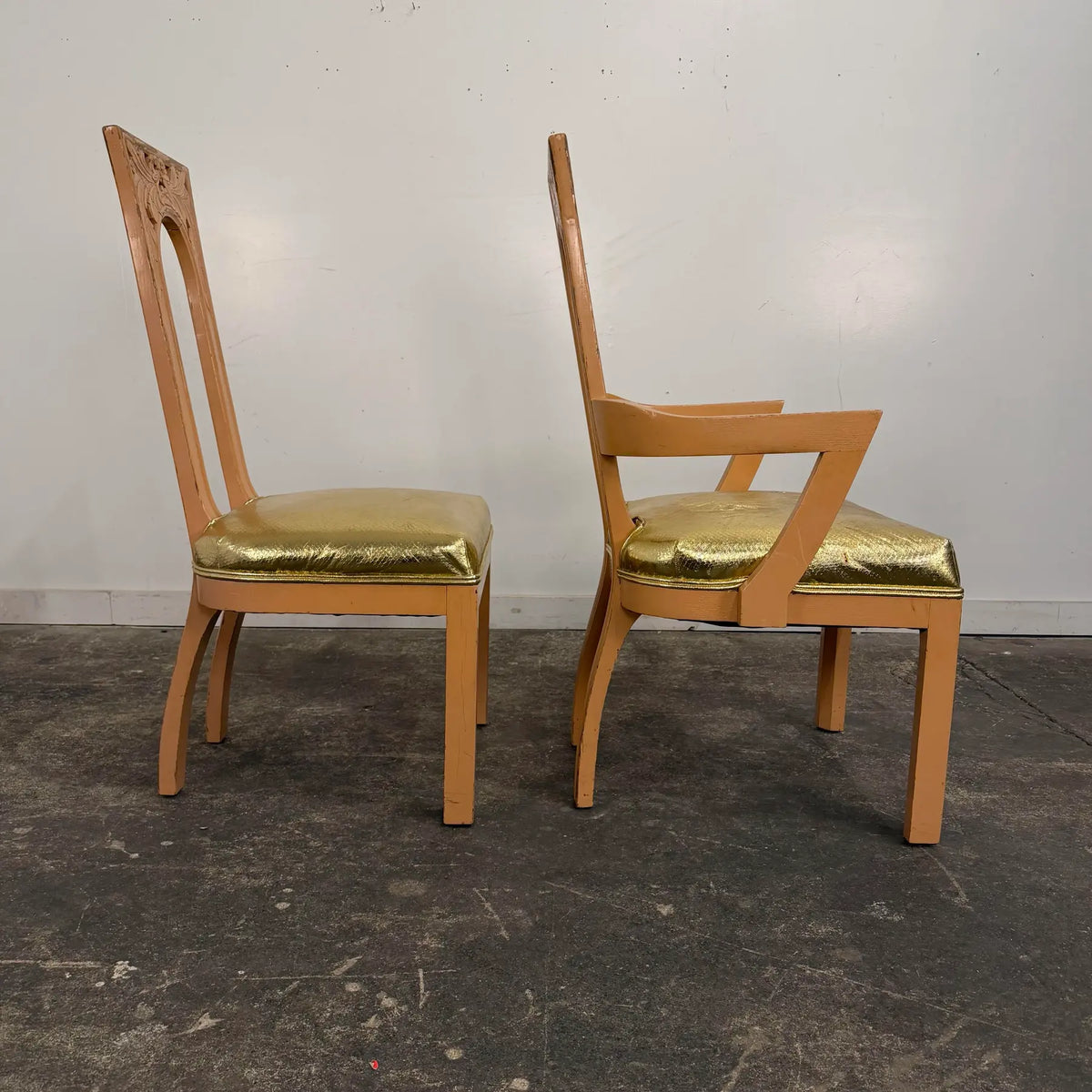 James Mont Dining Set With 6 Chairs