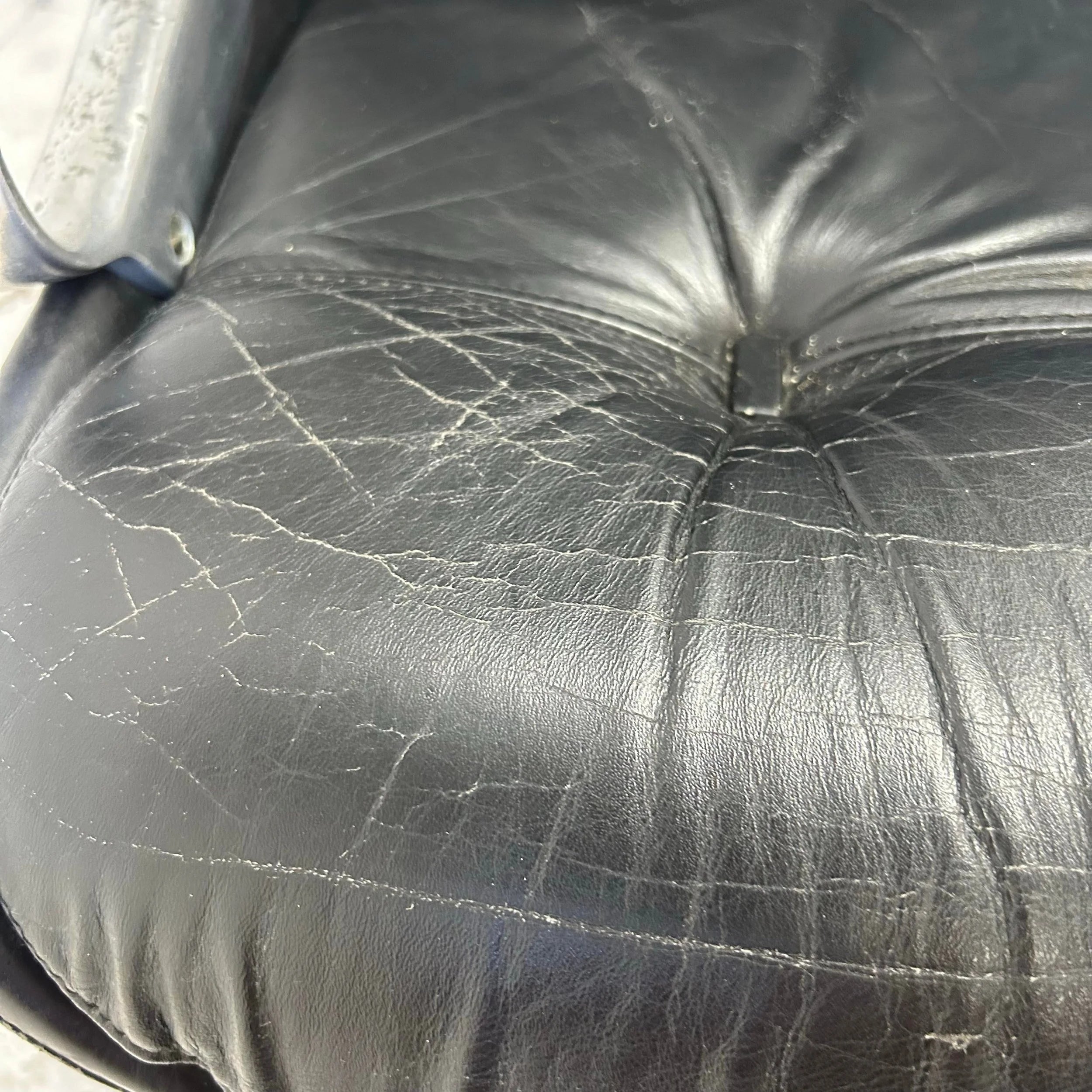 Jean Gillon Mid-Century Modern Office Chair Brazillian Leather