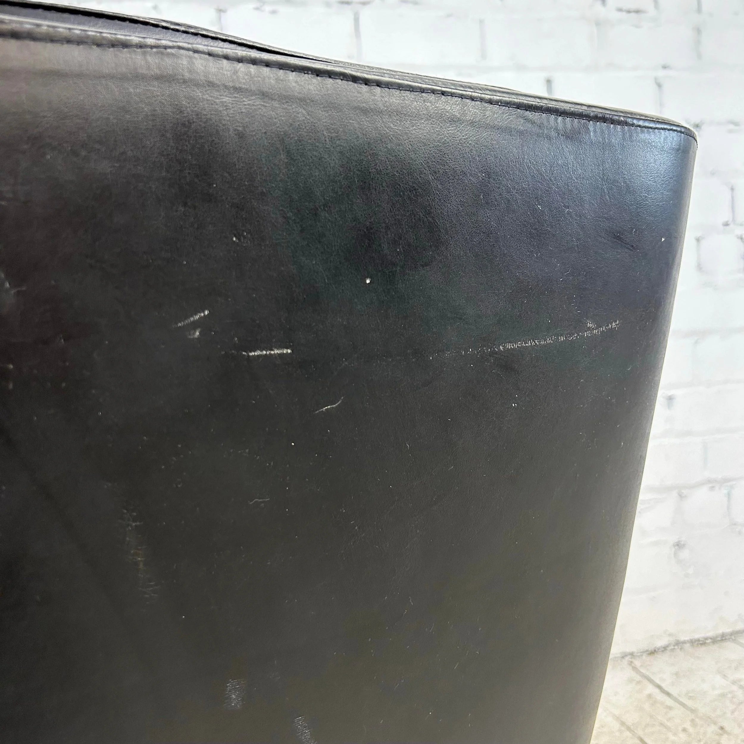 Jean Gillon Mid-Century Modern Office Chair Brazillian Leather