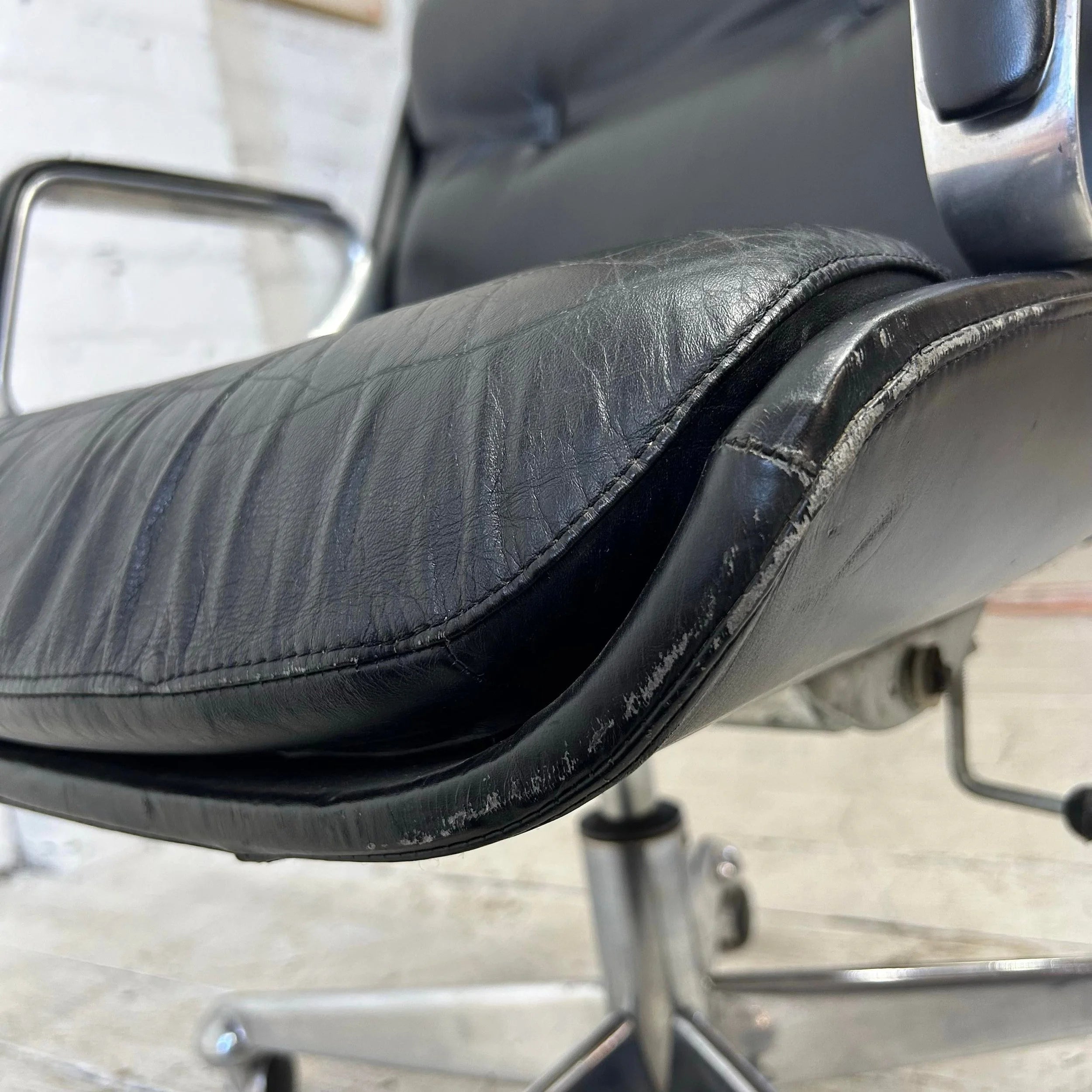 Jean Gillon Mid-Century Modern Office Chair Brazillian Leather