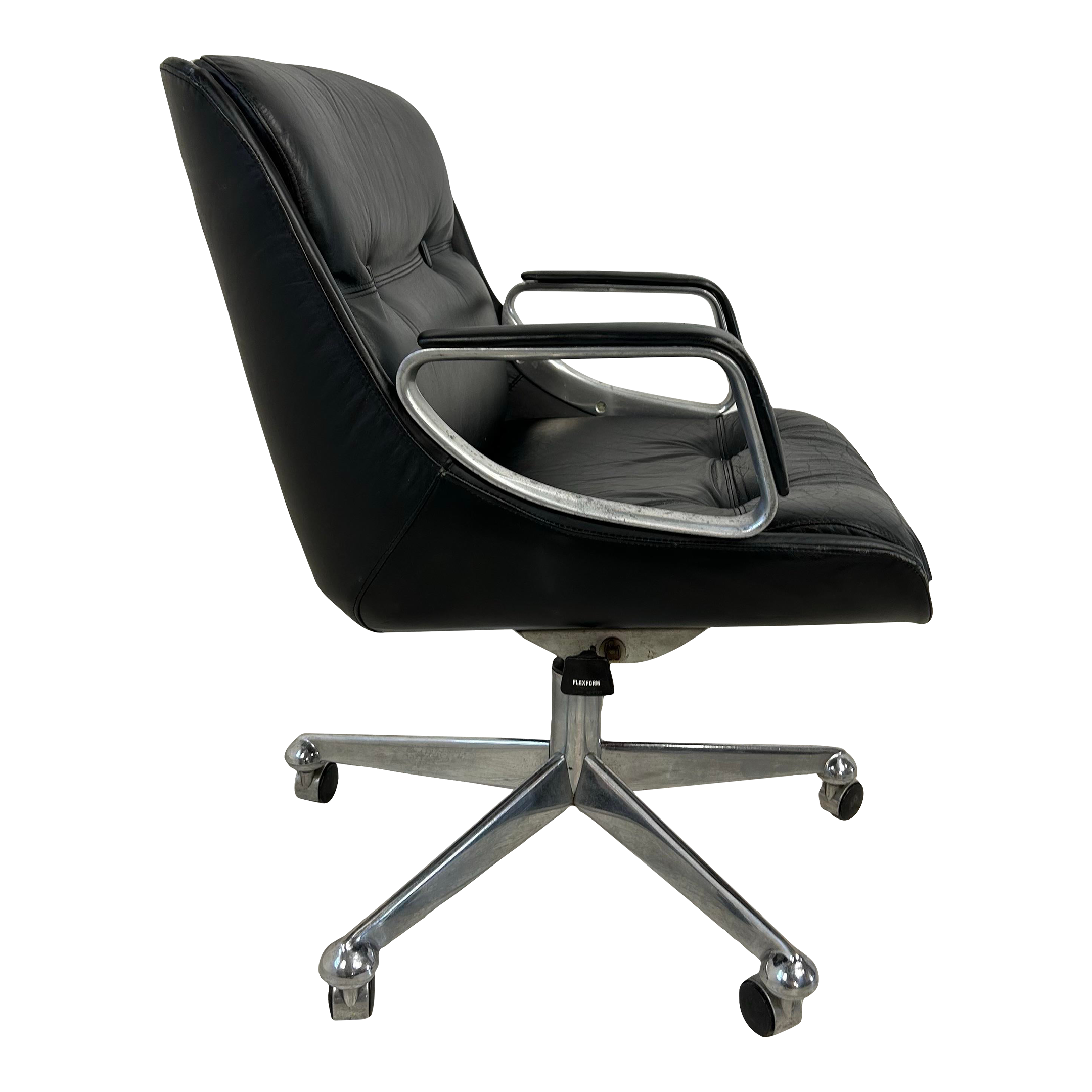 Jean Gillon Mid-Century Modern Office Chair Brazillian Leather