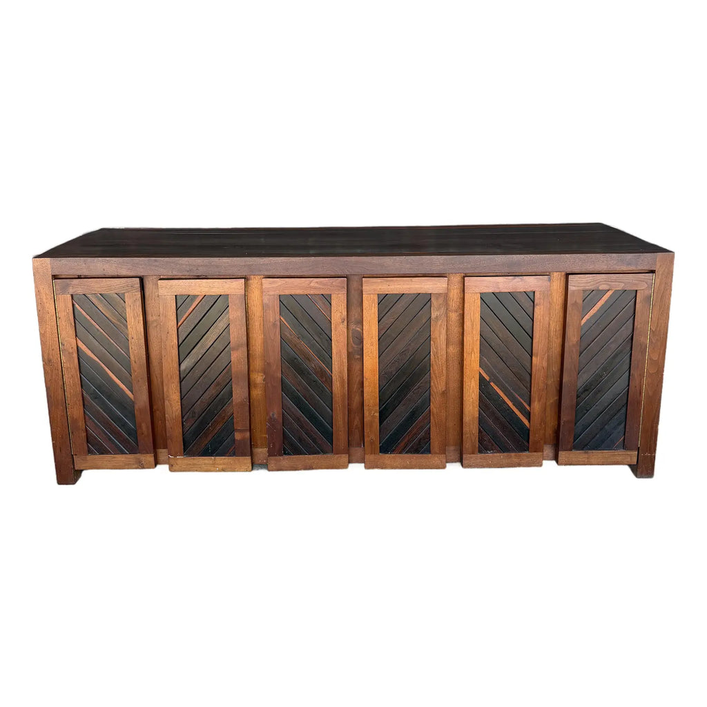 Jeffrey Greene Studio Made Mixed Wood Credenza