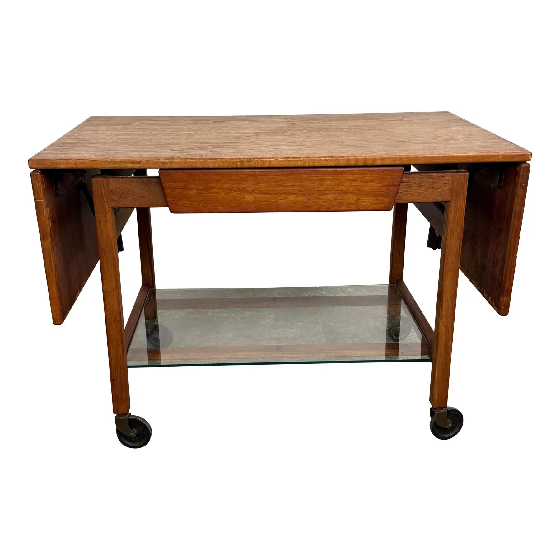 Jens Risom Rolling Bar Cart Mid Century Modern American
