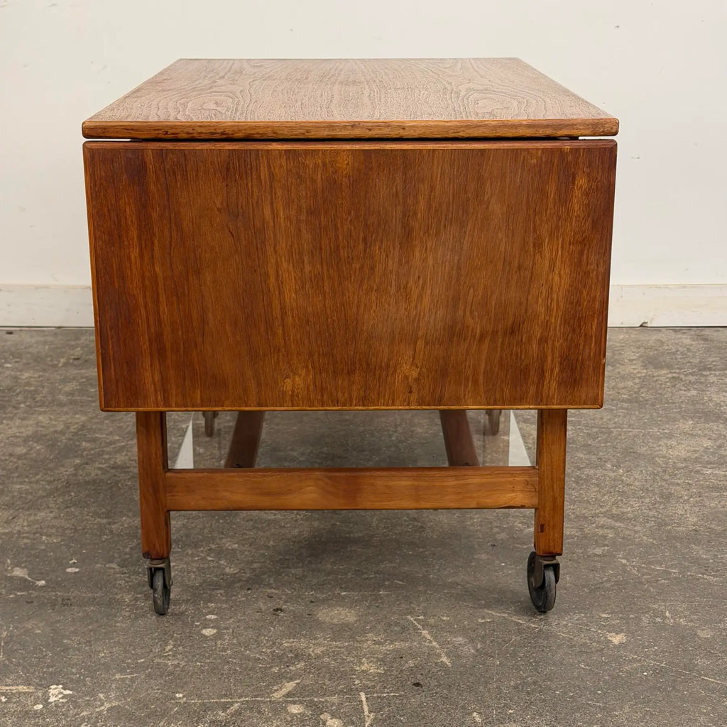 Jens Risom Rolling Bar Cart Mid Century Modern American