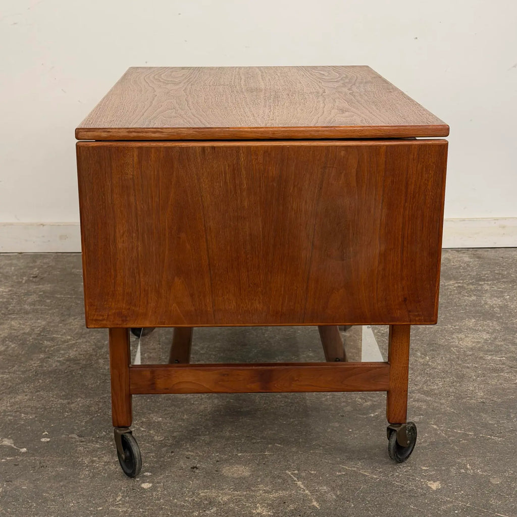 Jens Risom Rolling Bar Cart Mid Century Modern American