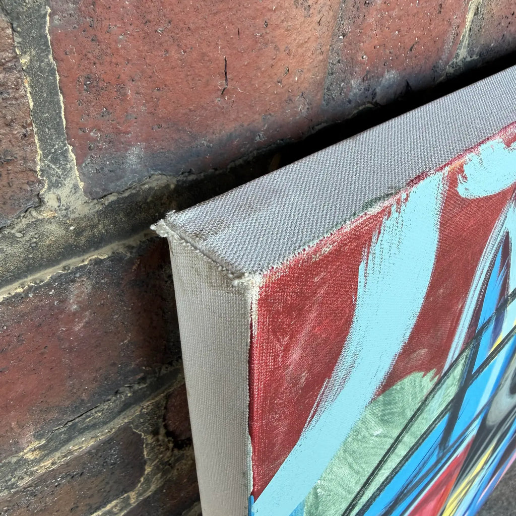 Jerry Buckvar Large Colorful Abstract Painting