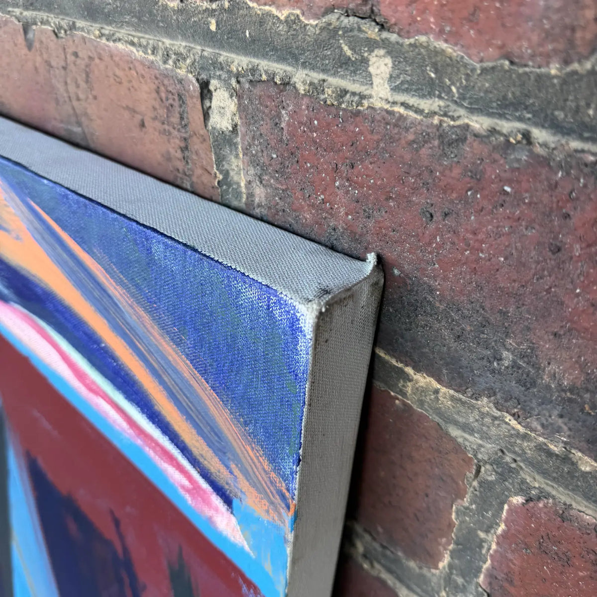 Jerry Buckvar Large Colorful Abstract Painting