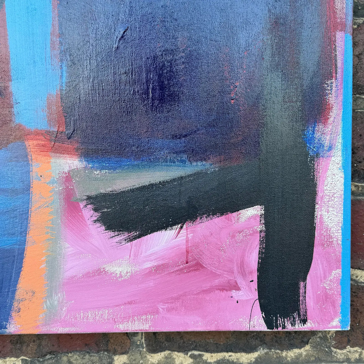 Jerry Buckvar Large Colorful Abstract Painting