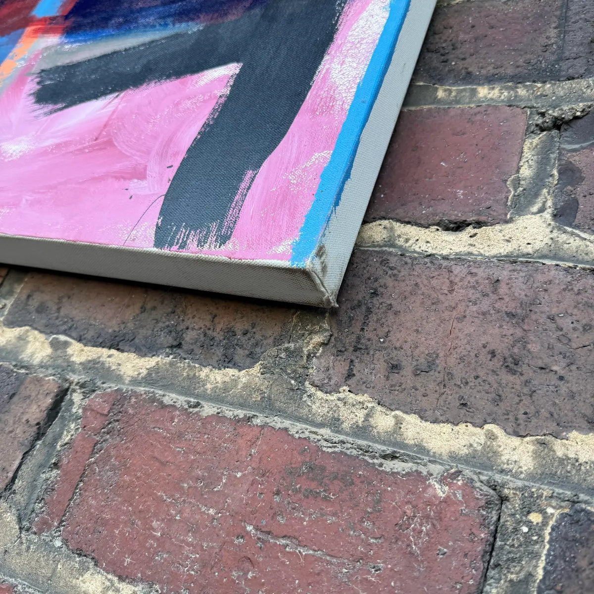 Jerry Buckvar Large Colorful Abstract Painting