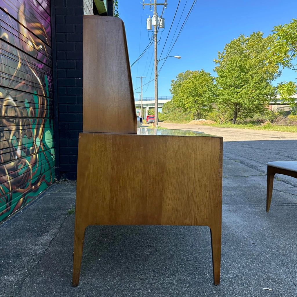 John Van Koert for Drexel Desk With Bookcase Topper and Chair