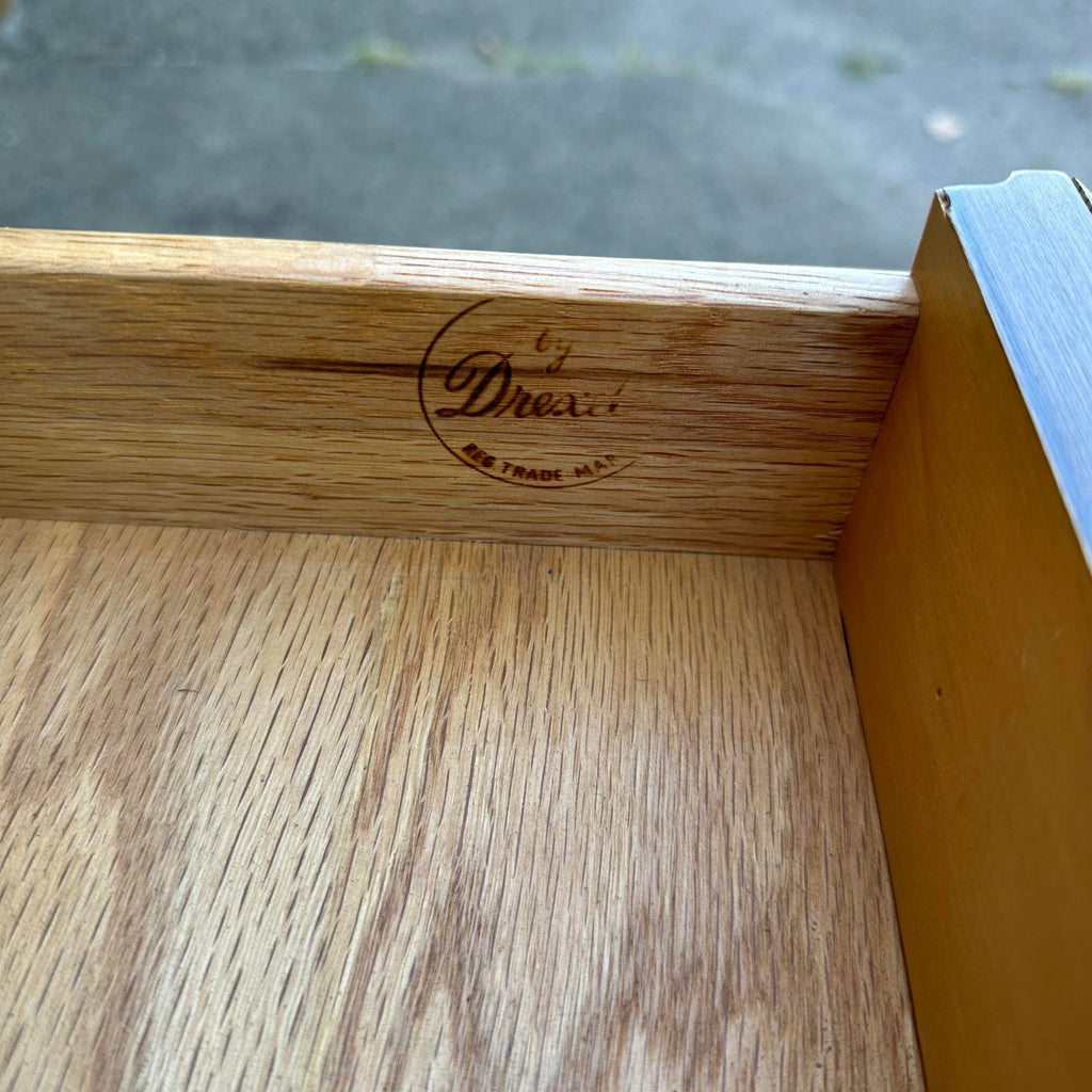 John Van Koert for Drexel Desk With Bookcase Topper and Chair
