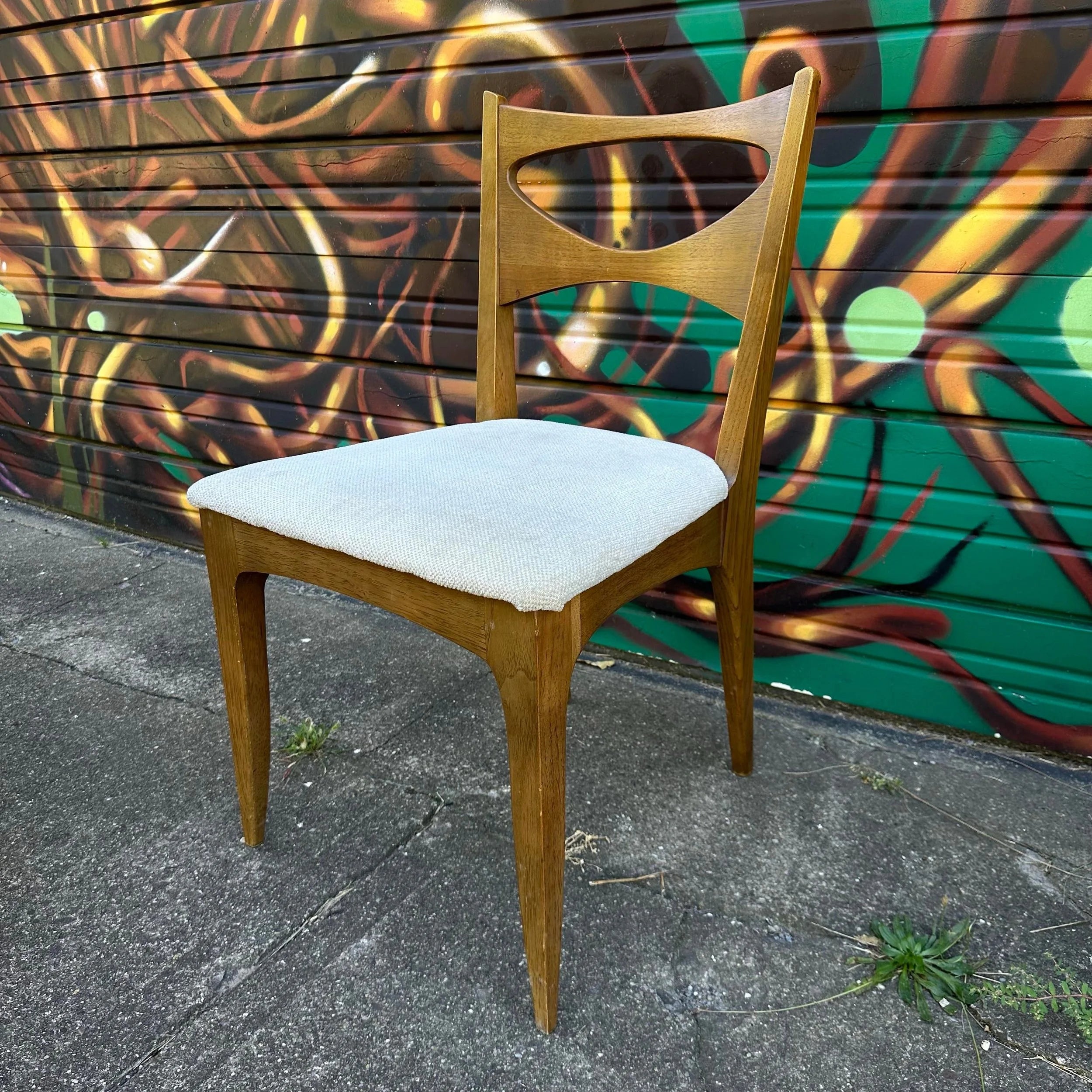 John Van Koert for Drexel Desk With Bookcase Topper and Chair