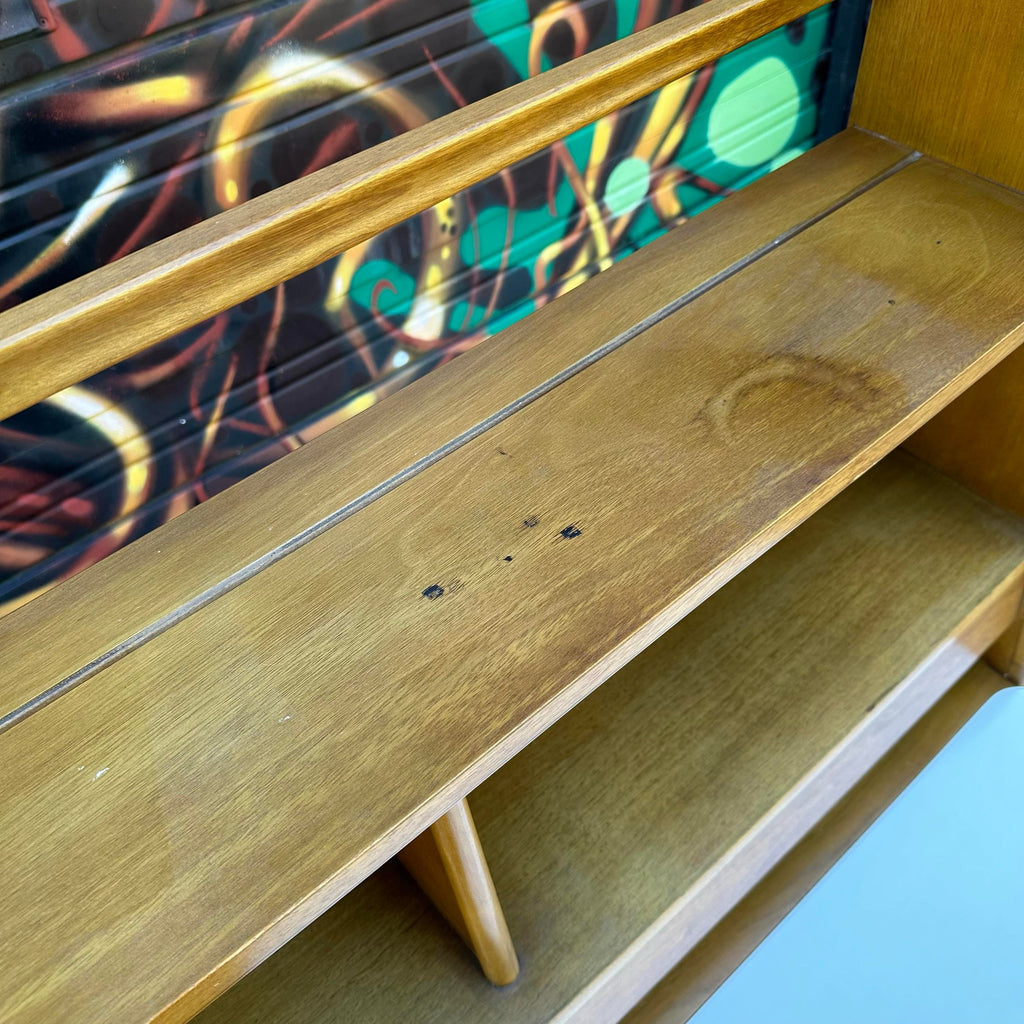 John Van Koert for Drexel Desk With Bookcase Topper and Chair