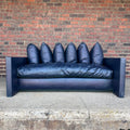 Joseph D’Urso for Knoll Leather Even Arm Sofa Loveseat – Overscale