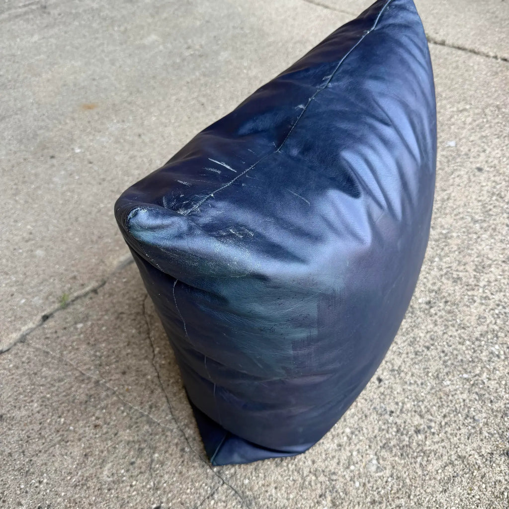 Joseph D’Urso for Knoll Leather Even Arm Sofa Loveseat – Overscale