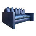 Joseph D’Urso for Knoll Leather Even Arm Sofa Loveseat – Overscale