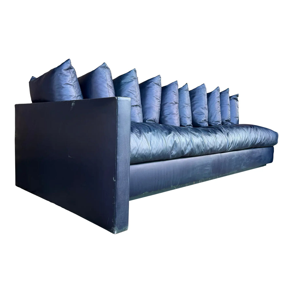 Joseph D’Urso for Knoll Leather Even Arm Sofa – Overscale