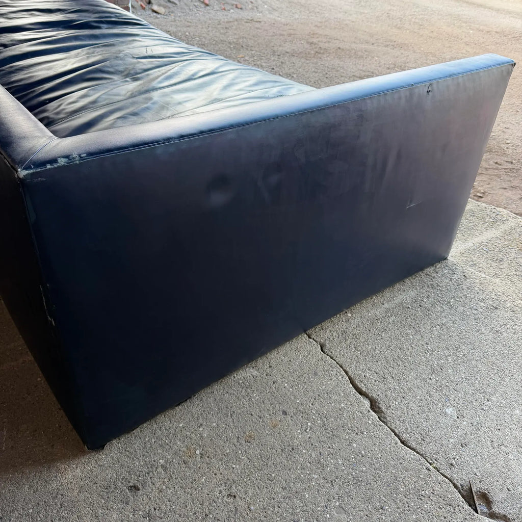 Joseph D’Urso for Knoll Leather Even Arm Sofa – Overscale