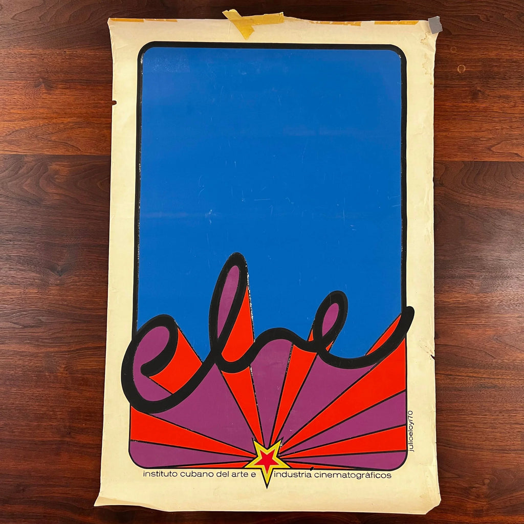 Julio Eloy Mesa Lithograph Cuban Film Cinematography