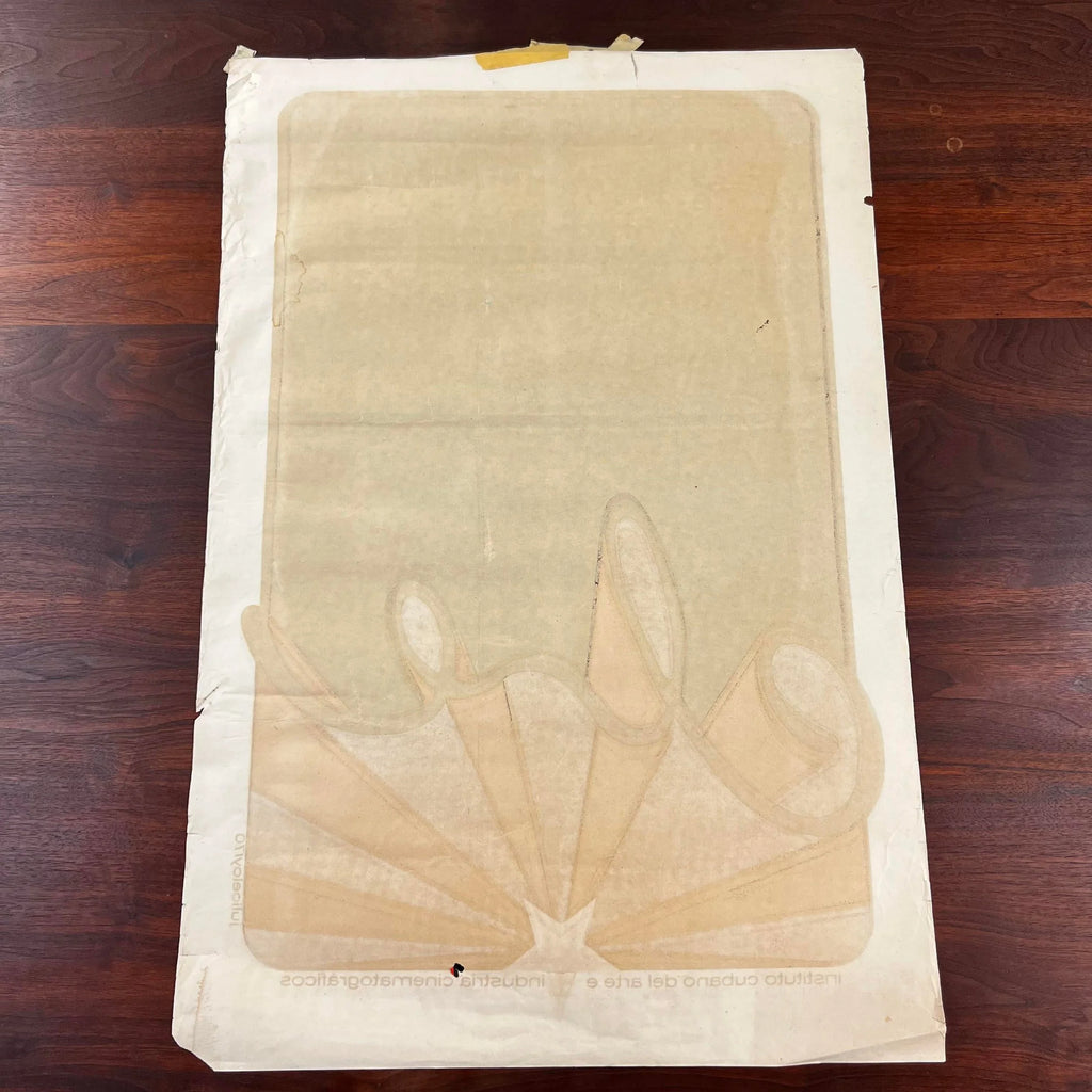 Julio Eloy Mesa Lithograph Cuban Film Cinematography