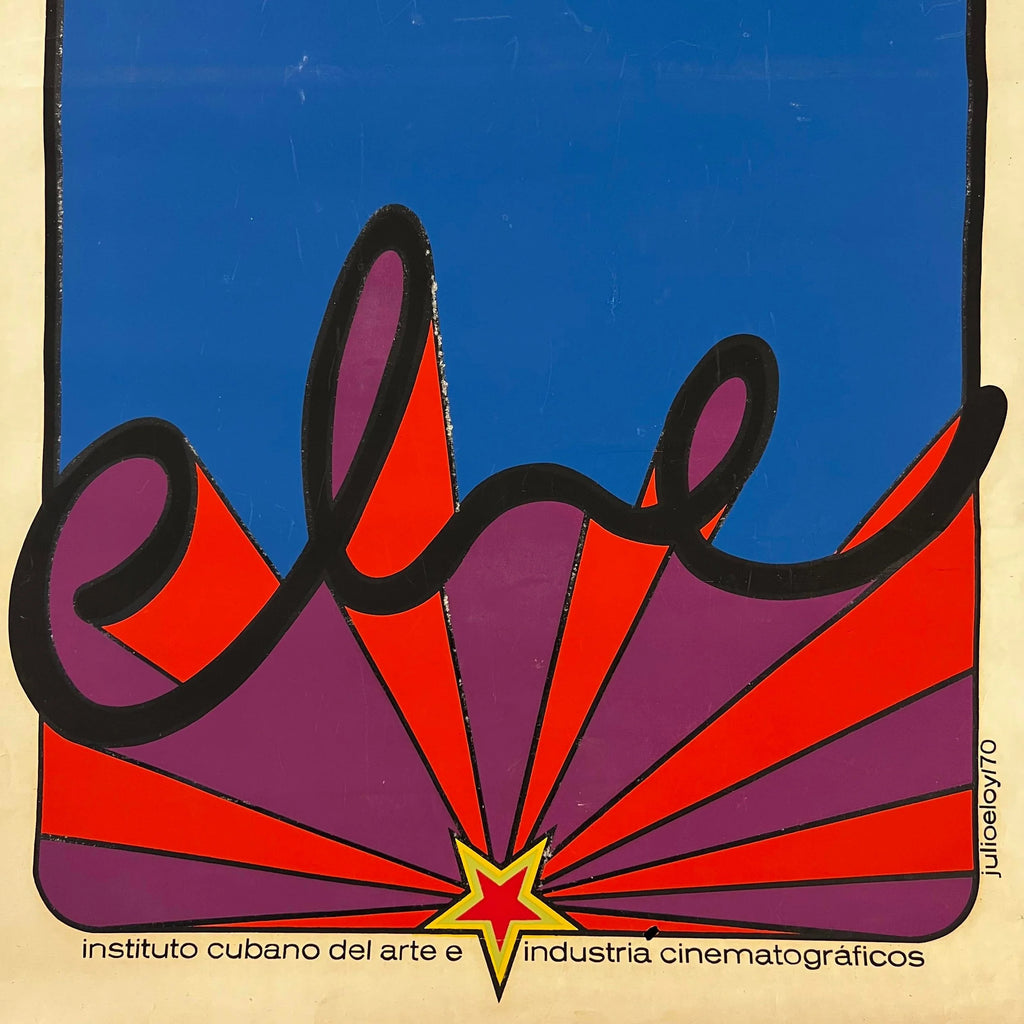 Julio Eloy Mesa Lithograph Cuban Film Cinematography