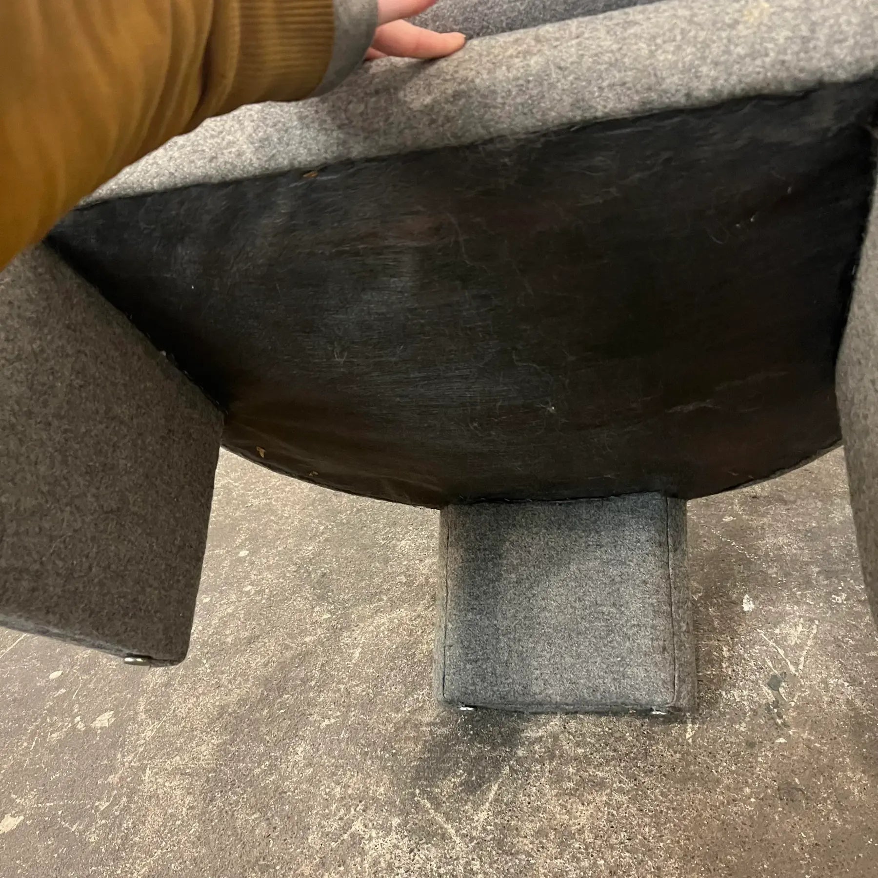 Kagan Style Three Legged Chair by Adrian Pearsall