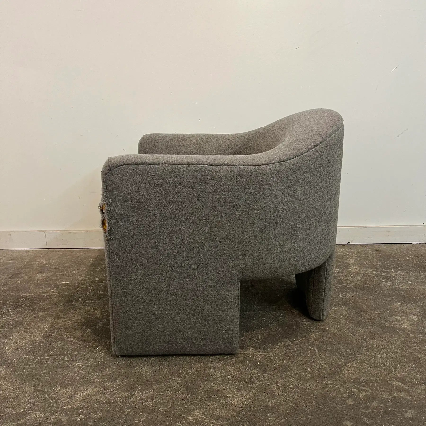 Kagan Style Three Legged Chair by Adrian Pearsall